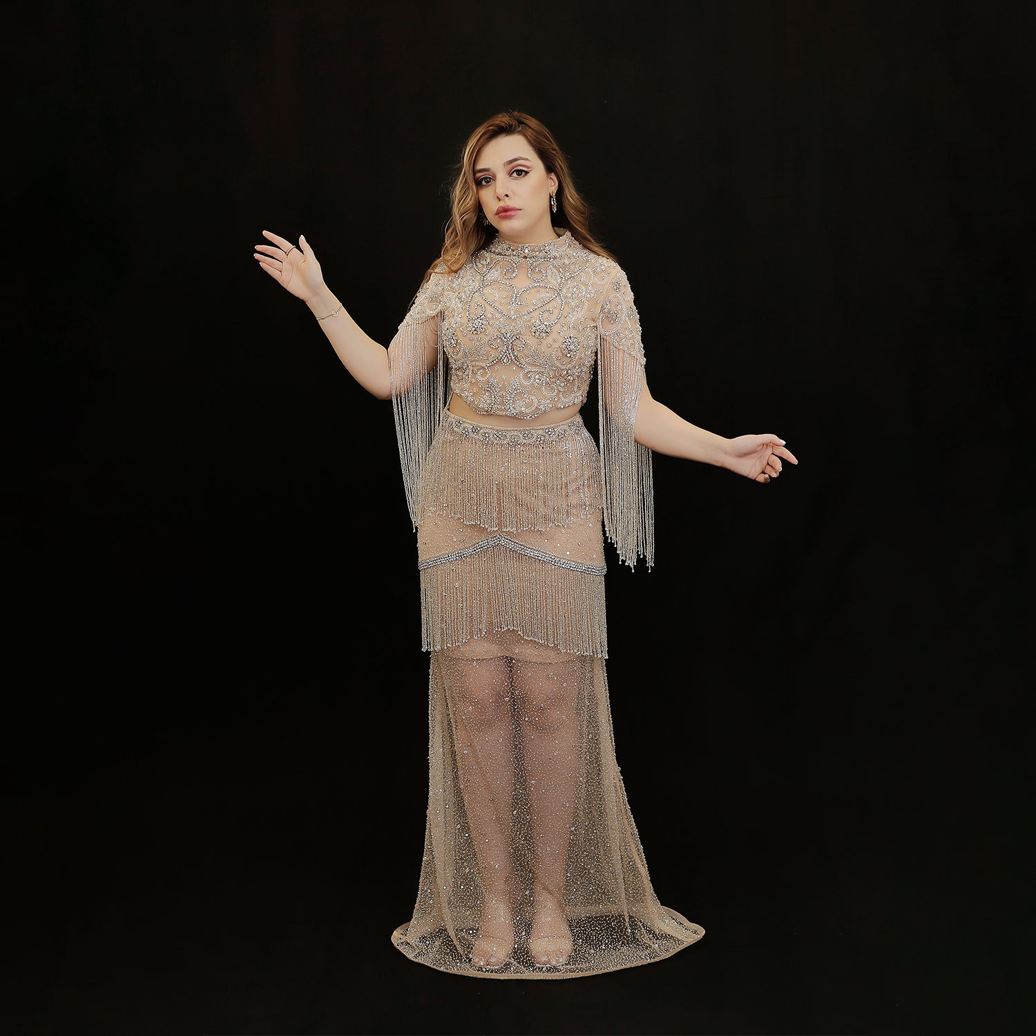 Chic Top Skirt Set ! طقم تنورة علوية أنيقة ! Ensemble haut et jupe chic